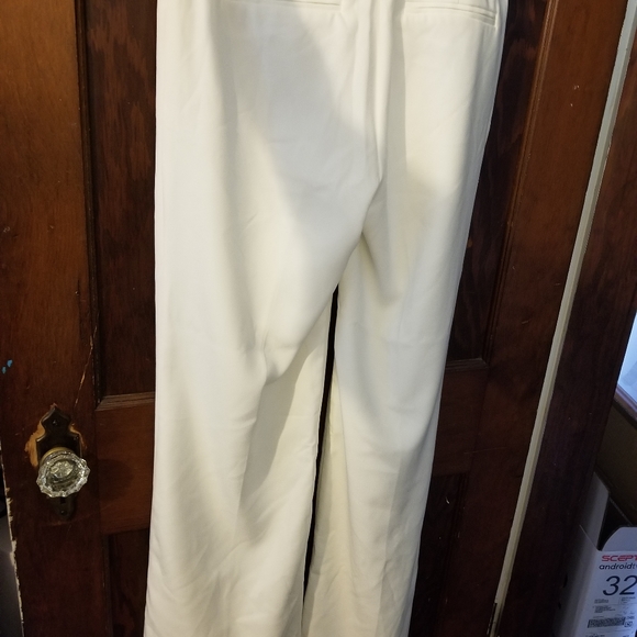 St. Tropez West Ivory wide trouser pant. - Picture 4 of 5